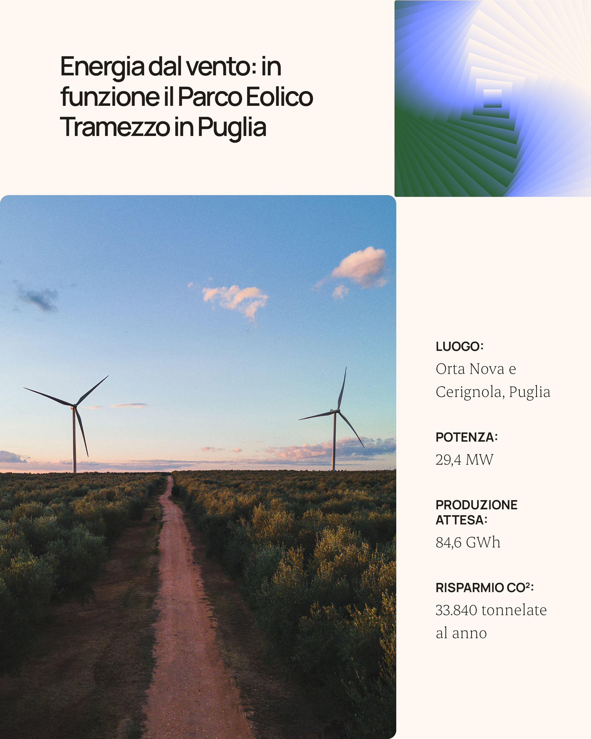 Parco Eolico Tramezzo