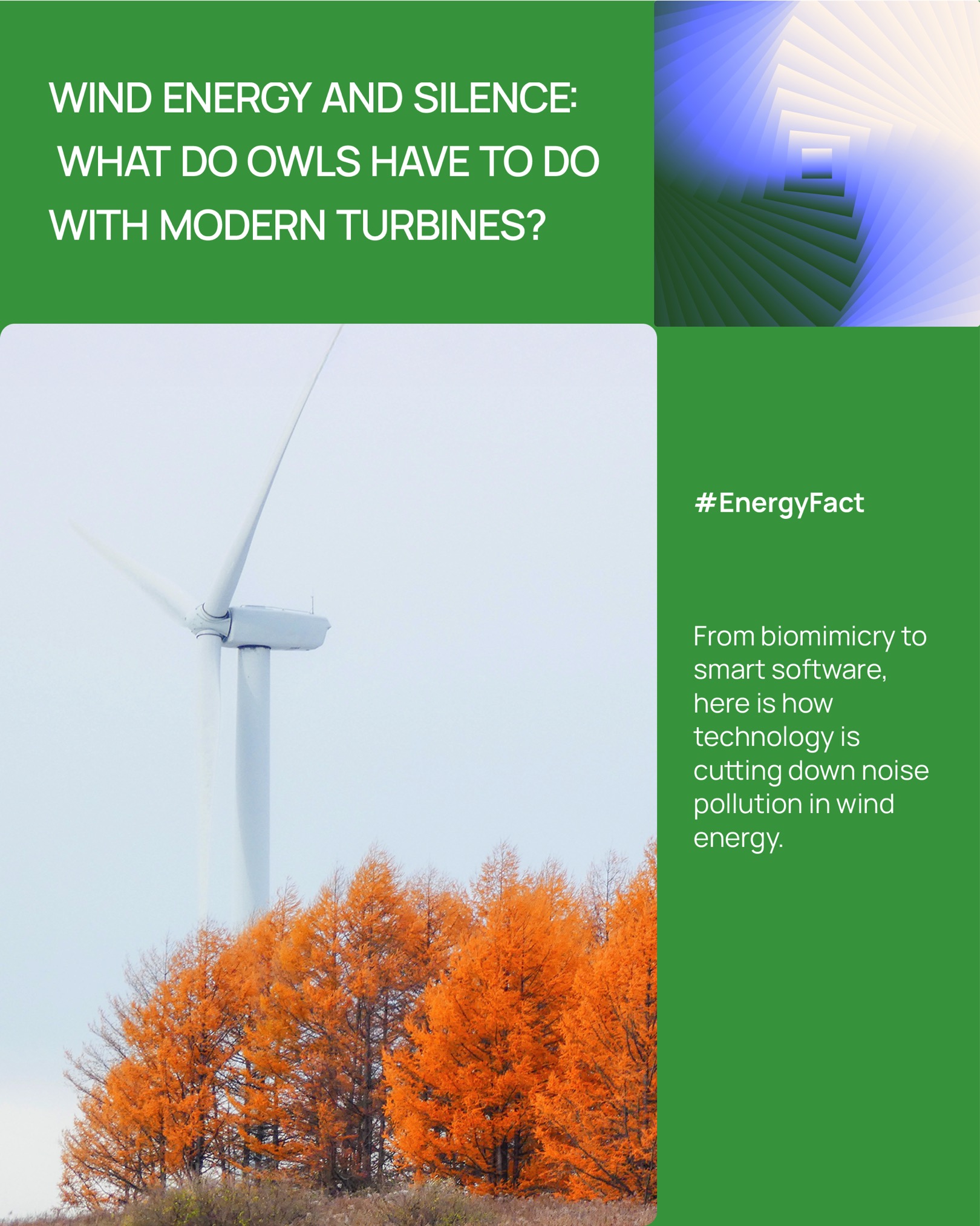 Wind power and silence