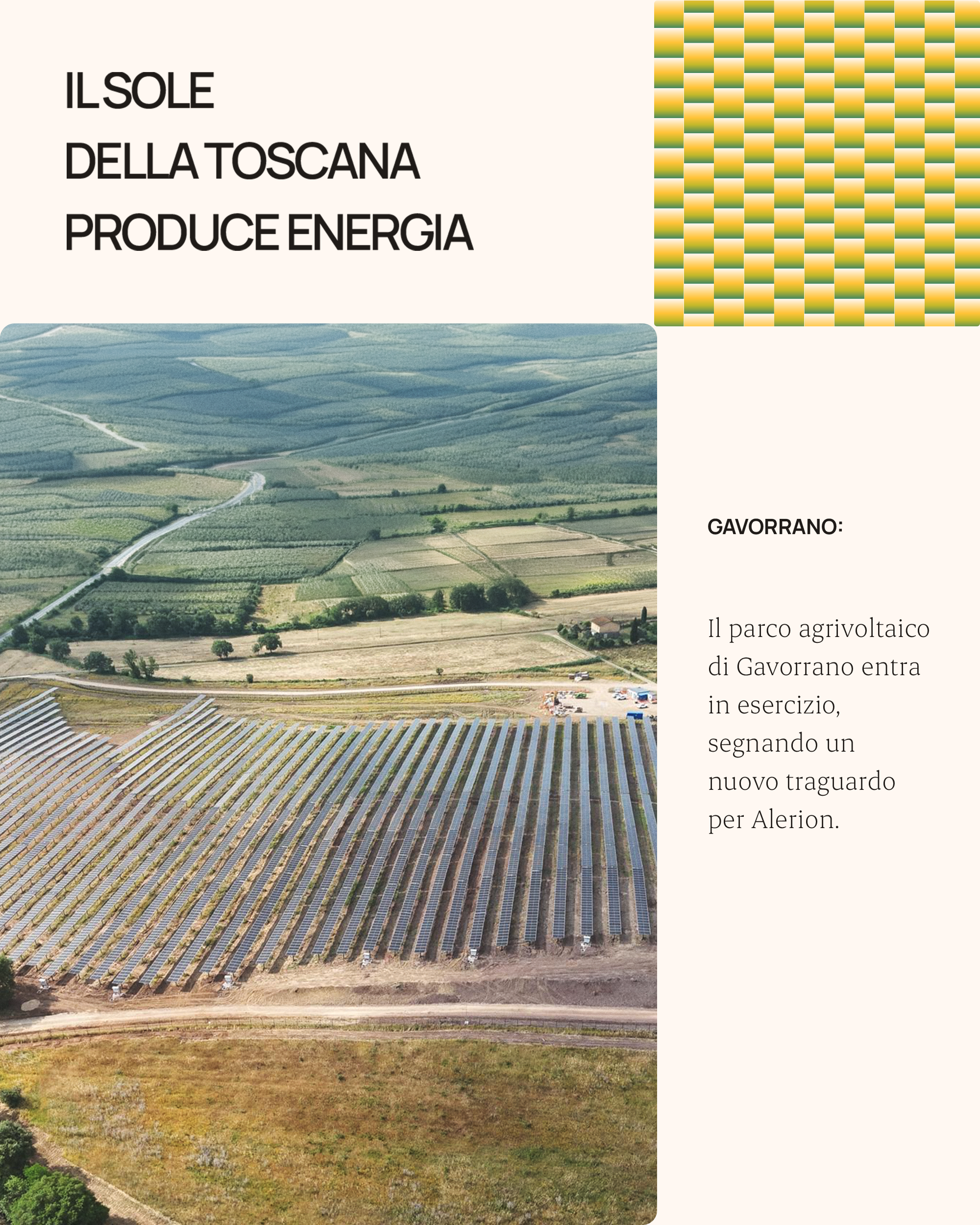 Gavorrano entra in esercizio